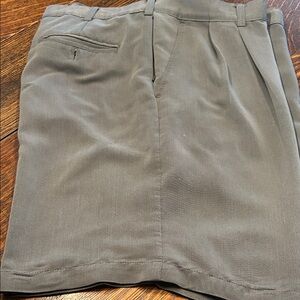 Men's Stylish Gray Flat Front Shorts Craft & Barrow sz38
